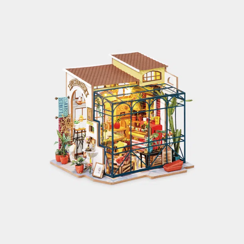 Rolife DIY Miniature House Kit Цветочный магазин Эмили