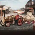 rokr 3d Деревянный Пазл Паровой Автомобиль (1)