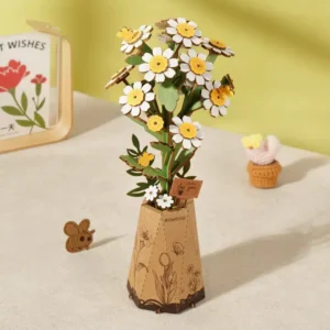 rowood Деревянный Конструктор 3d Пазлы Ромашка (5)